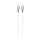 Kabel USB FIXED Pleciony Kabel USB-C/USB-C 1,2m 100W biały